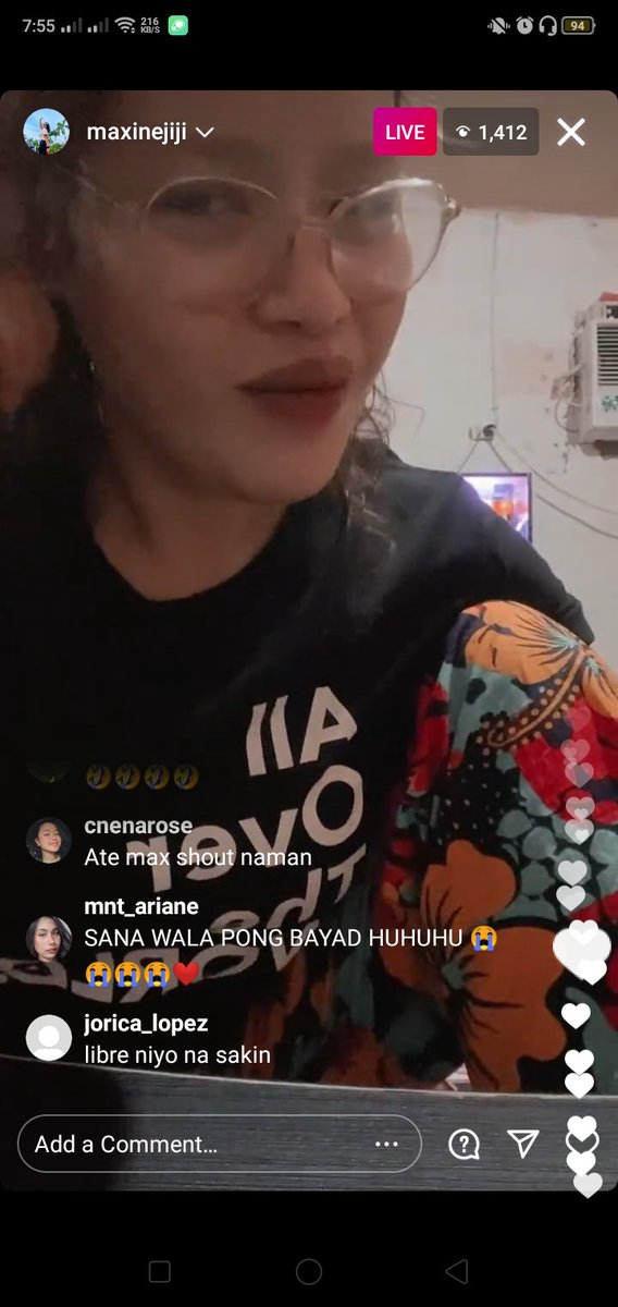 mcnd_8's tweet photo. Ate Max I.G Live 💕😍
#Maxinejiji https://t.co/bSyOsdXIrv
