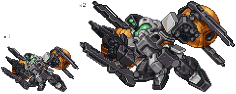 鵺 Rgm 79ara Nt試験用ジム ジャグラー ドット絵完成 16色 ジムの日から大分遅れた ガンダムカタナ 読んでないから自分にとってはモンシア機のイメージがいまだ根強い 合体時は遠隔攻撃ポッドの推力が使えてボール側の出力でビームライフル4門
