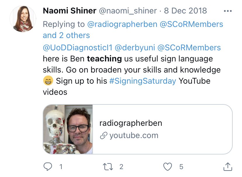 Ben has also said that the “overwhelming majority” are “fully aware” that he’s “not trying to teach signing”.I can’t survey all of the people following him to check, but even one person - let alone the three below and one above - saying he is should be of concern.