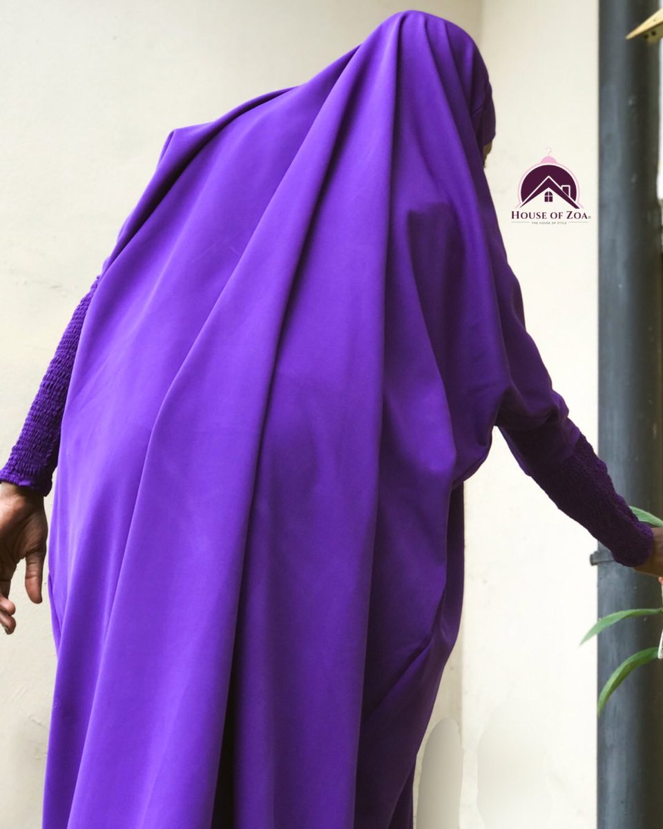 houseofzoa's tweet photo. Eid Inspo with the one piece outfit💜✨

Egyptian khimar with smoky sleeve 💜

Quality crepe fabric 💜

Fabric choice: Light texture 💜

Non-transparent 💜

Price: #7000

Available in all colors.

Send us a Dm now. 💜

#egyptian #khimarsyari #purple #crepe #fabric #lightweight https://t.co/5Kbyouuyzi