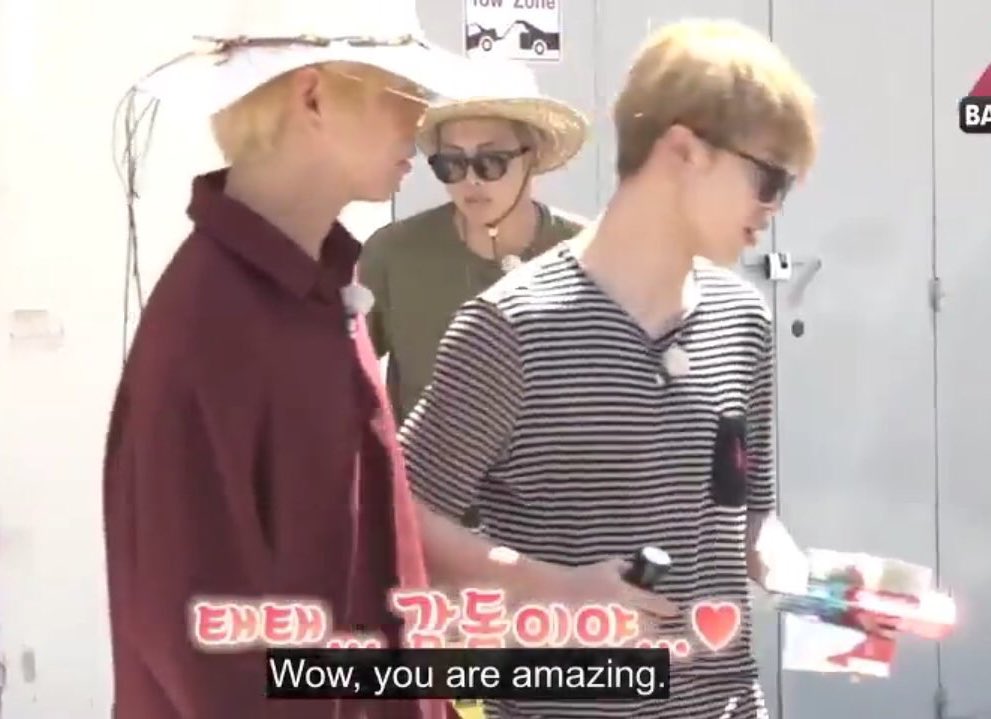 remember when tae bought jimin a needle and thread for his pants when he said how they were big for him :(