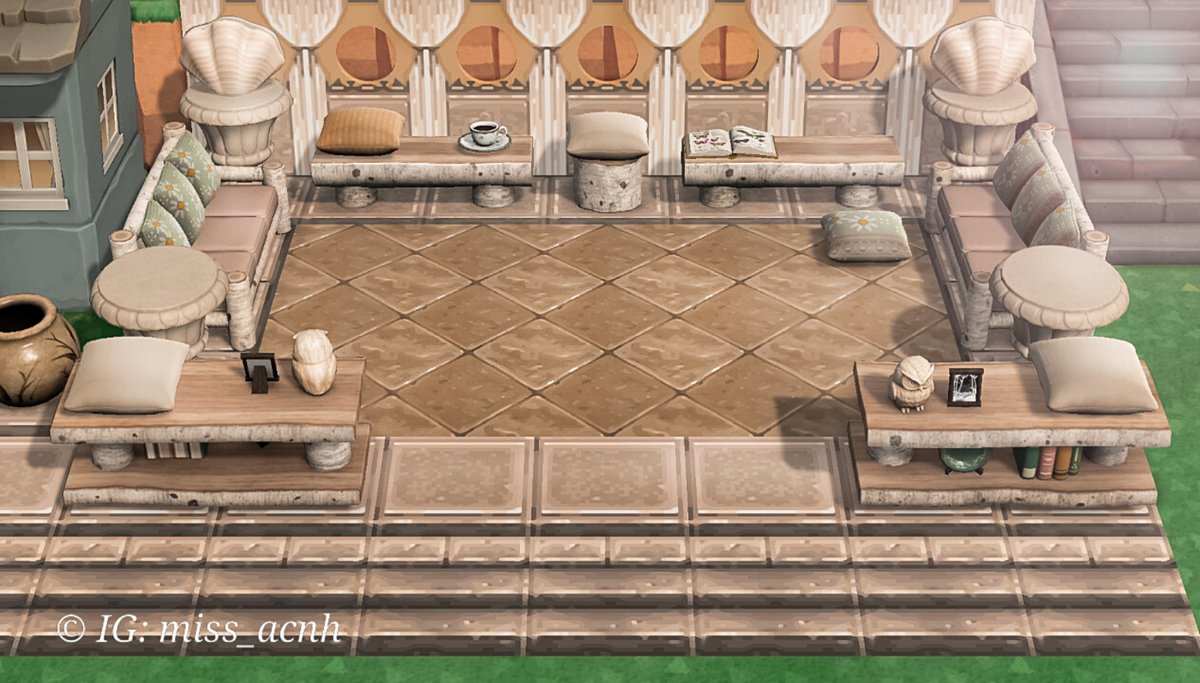 Miss Acnh on Twitter "Elegant Patio Set 🍸New standees designs I made, perfect for your outdoors