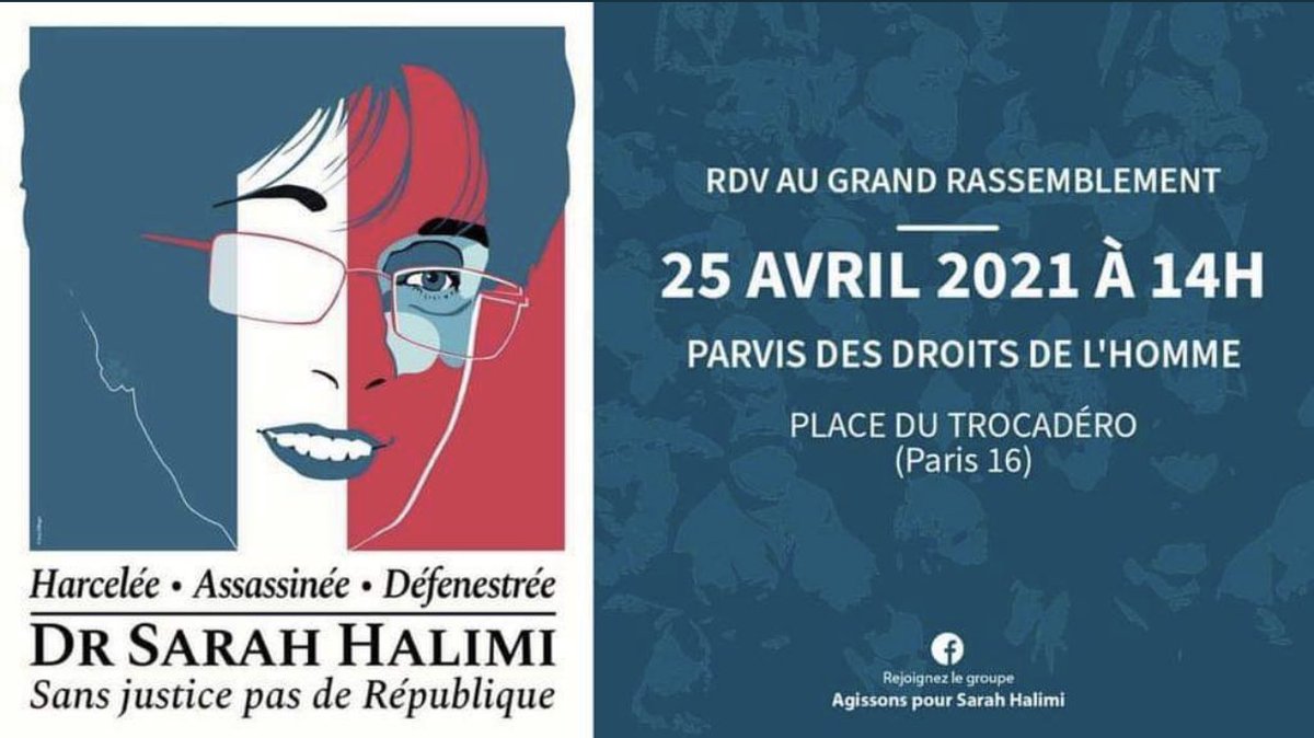 Paris_Liberte's tweet photo. Nous n’oublions pas. #Justice #SarahHalimi https://t.co/oNaLrUSk5P