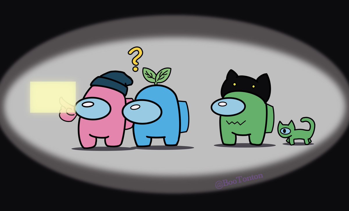 BooTonton3's tweet photo. 三人称の御三方が、もしAmong usのキャラになったら…
という妄想を思うがまま書いてしまいました🐷
アマアスのクルー可愛いですね😍
鉄塔さんはインポスター引きそうだし、ド���さん、ぺーさんはタスクに気を取られて気づかなそう☺️

#3nsart #AmongUs https://t.co/ZKR6lCJZ5o