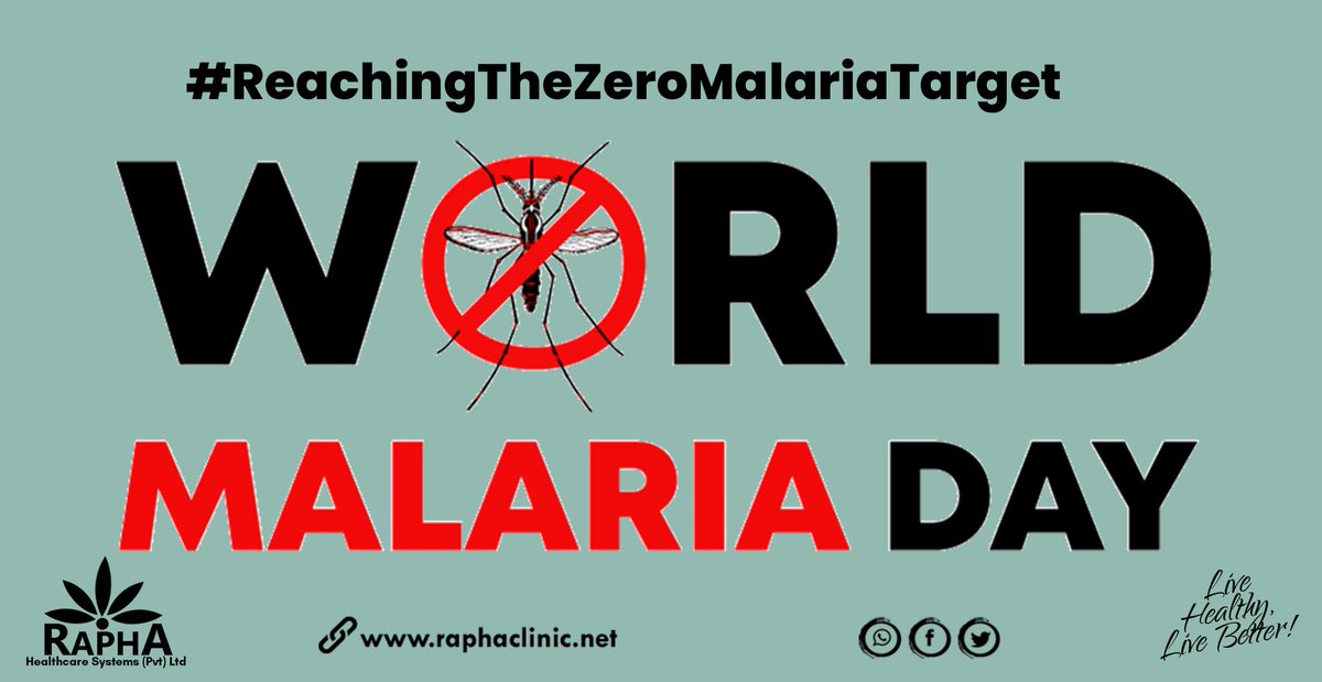 raphaclinic1's tweet photo. We celebrate the achievements that have been made in combating #Malaria worldwide as well as raise awareness to the fact that everyone has a part to play in realizing the #ZeroMalariaTarget
#WorldMalariaDay2021 #EndMalariaNow #mosquitoes #WHO #ReachingTheZeroMalariaTarget https://t.co/HrZNJ4Born