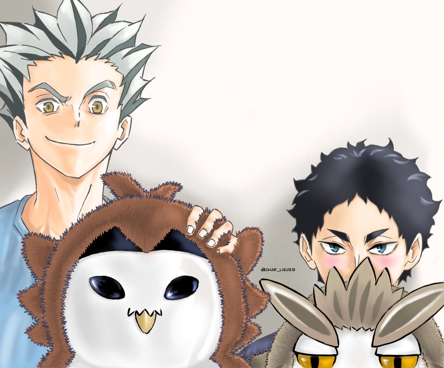 チャーリー ハイキュー ハイキューイラスト 木兎光太郎 赤葦京治 兎赤 Bokuaka