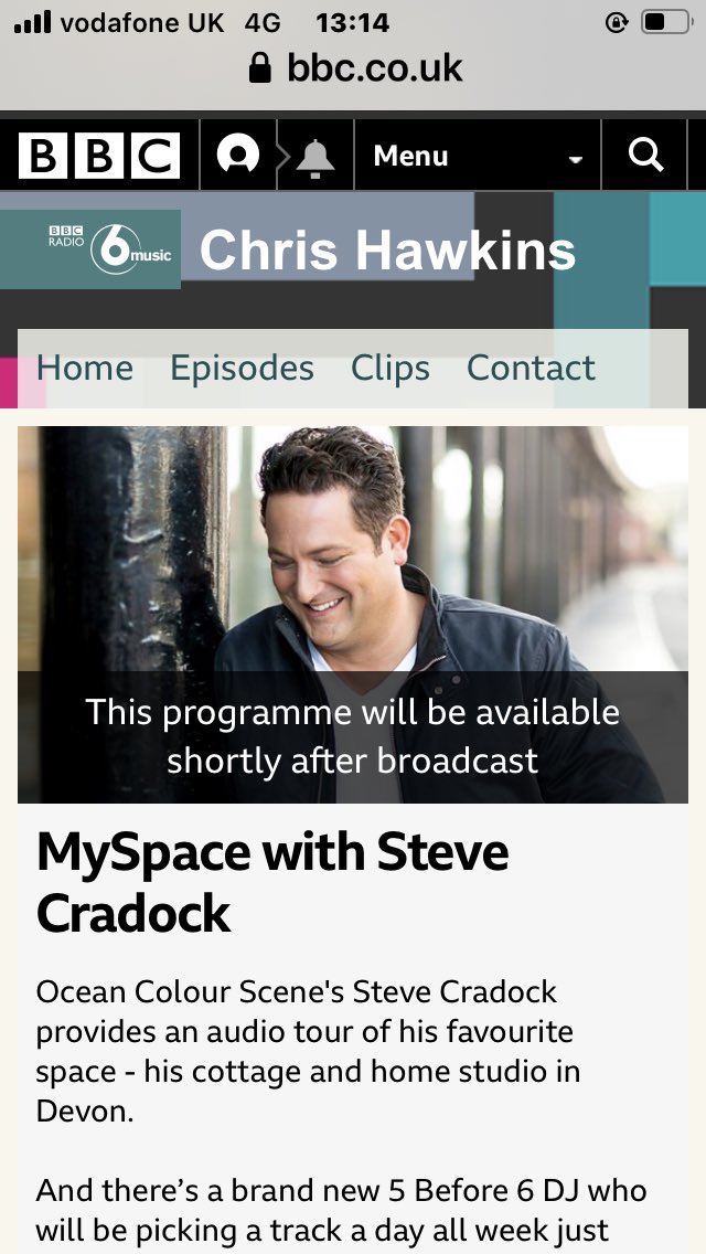 My space with @BBC6Music @ChrisHawkinsUK tomorrow morning @OCSmusic @paulwellerHQ @thespecials #Kundalinistudio