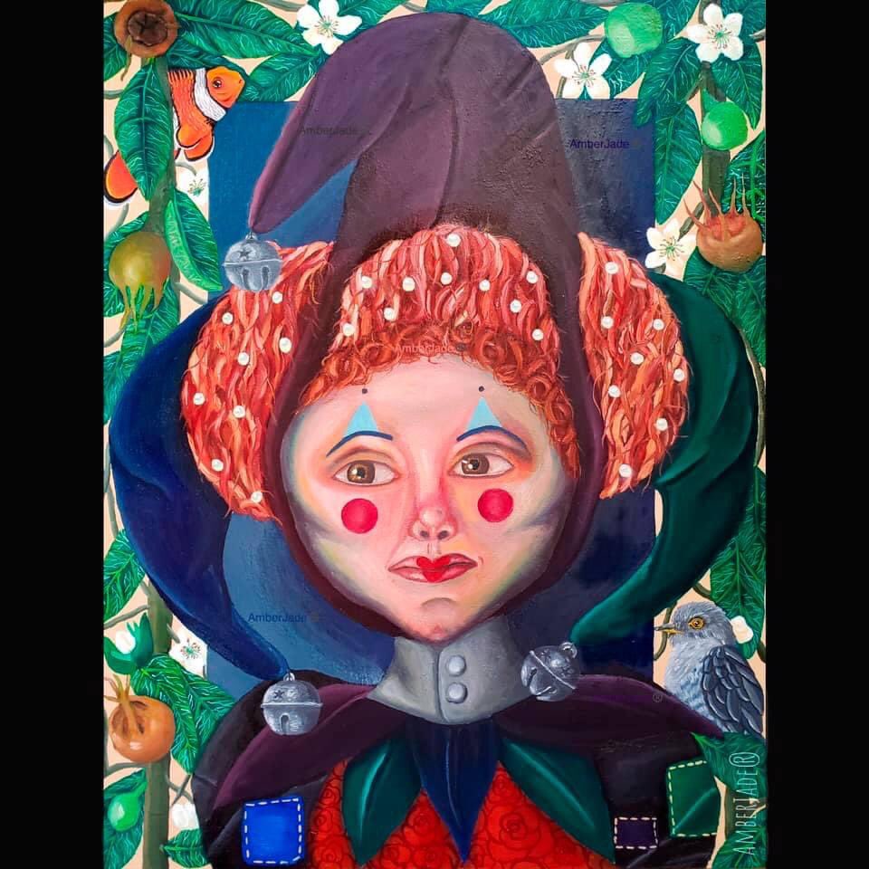 ArtistAmberJade's tweet photo. AmberJade®️ ”Downcast: The Jester” #myart #artist #conceptart #myartistcommunity #myartistcommunity_uk #expressionism #mixedmedia #oilpainting #acrylic #clown #art #drawing #myartwork #artlovers #fineart #artwatchers #AmberJade #uniquelymyway https://t.co/8on5pziHK8