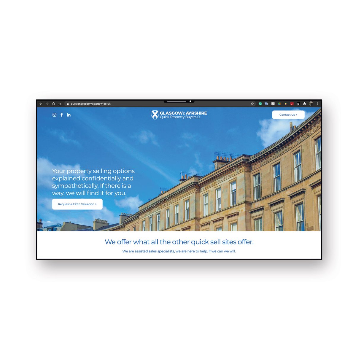 JamieSDesign's tweet image. Web and logo design for property specialists 🏴󠁧󠁢󠁳󠁣󠁴󠁿 Glasgow &amp;amp; Ayrshire Quick Property Buyers

↳ jamiestewartdesign.com