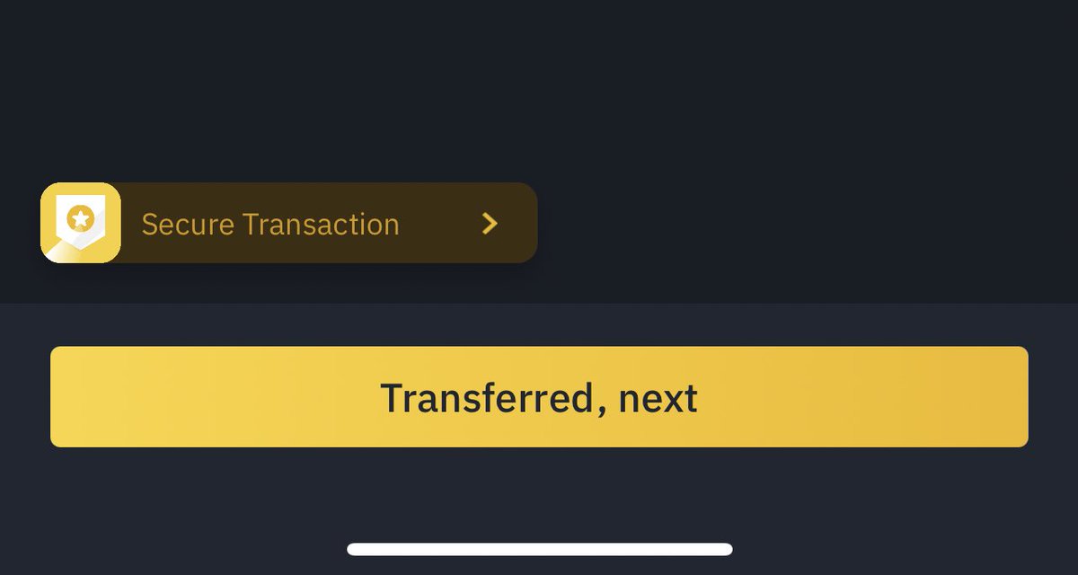 -When your transfer is successful, Click on “Transferred, Next”, (do not forget to click this. This is the only way Binance knows you’ve sent the money.)-Wait for few minutes and the seller will release the crypto to you.