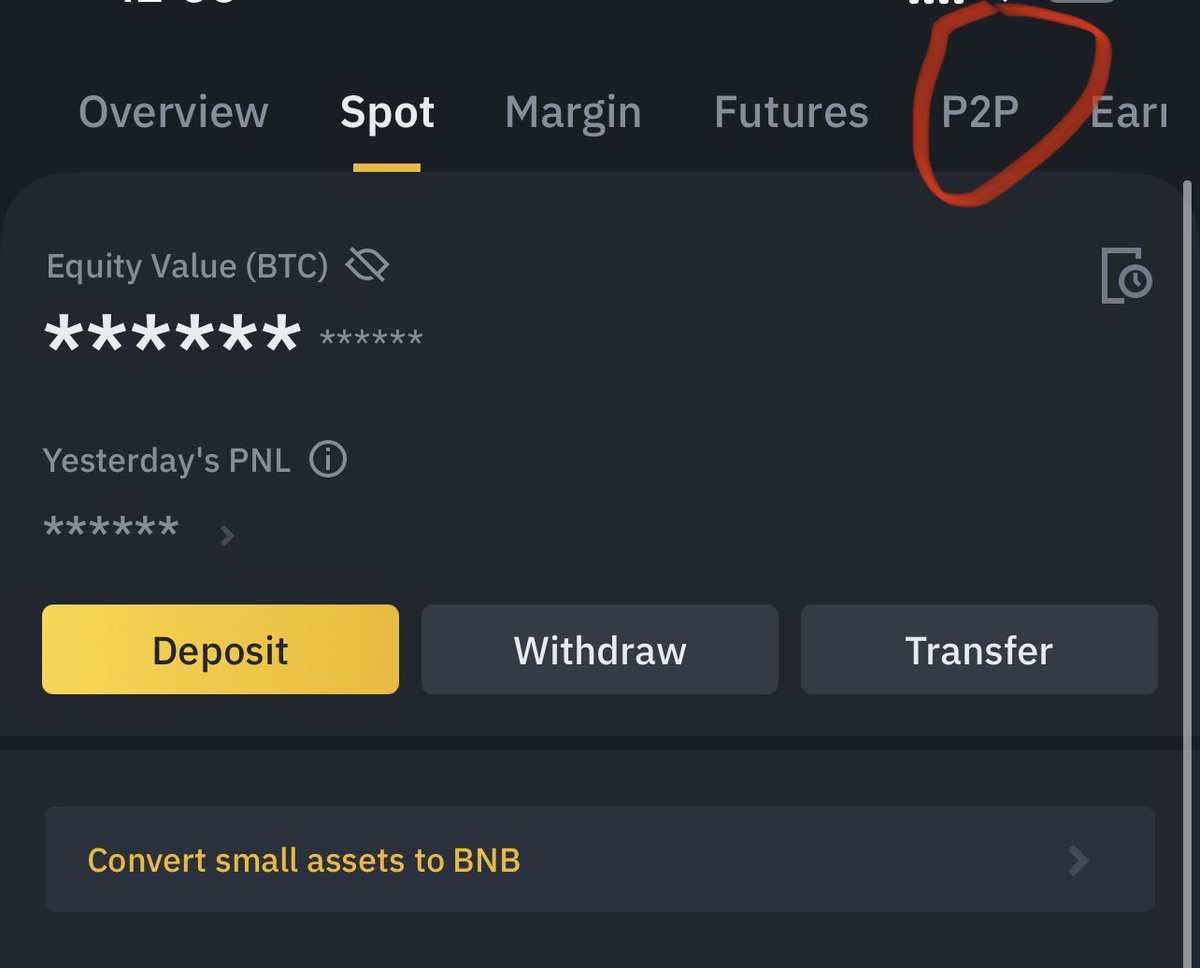 STEP 4After your Crypto is released to you, you won’t find it in your SPOT WALLET. Your Crypto will still be in your P2P.Follow the steps to move it to your Spot-Click on Wallets and at the Top you’d See P2P. Select P2P