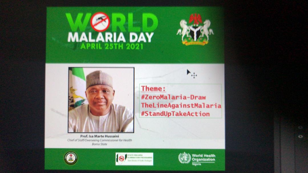 IniabasiNglass's tweet photo. Today is World Malaria Day. Does it mean anything to you? Let us #Standupandtakeaction against this disease as we #drawthelineagainstmalaria to achieve #zeromalaria. I have committed to this and Borno state govt. today committed to this during the press briefing by CoS/HCH https://t.co/b9qc23H6em