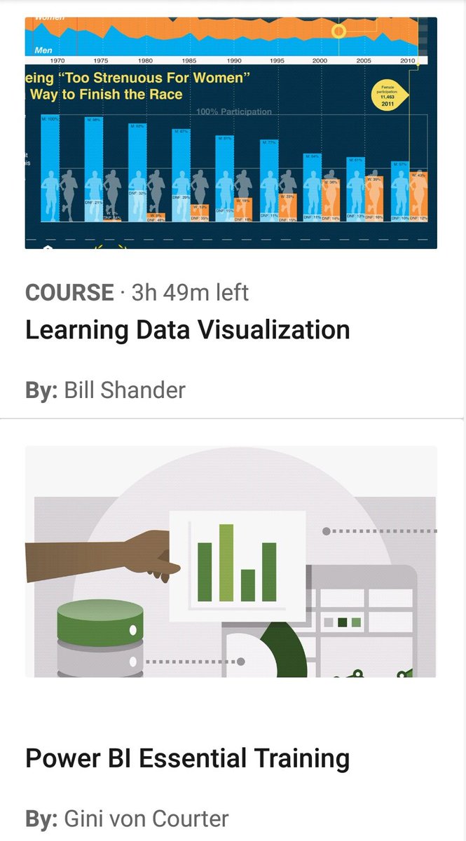 Become A Data Analyst Path, for example:7 coursesDespite the fact most jobs require SQL knowledge. It wasn& #39;t included in this path.And it& #39;s not for want of SQL courses, LinkedIn Learning has some of the finest SQL courses.