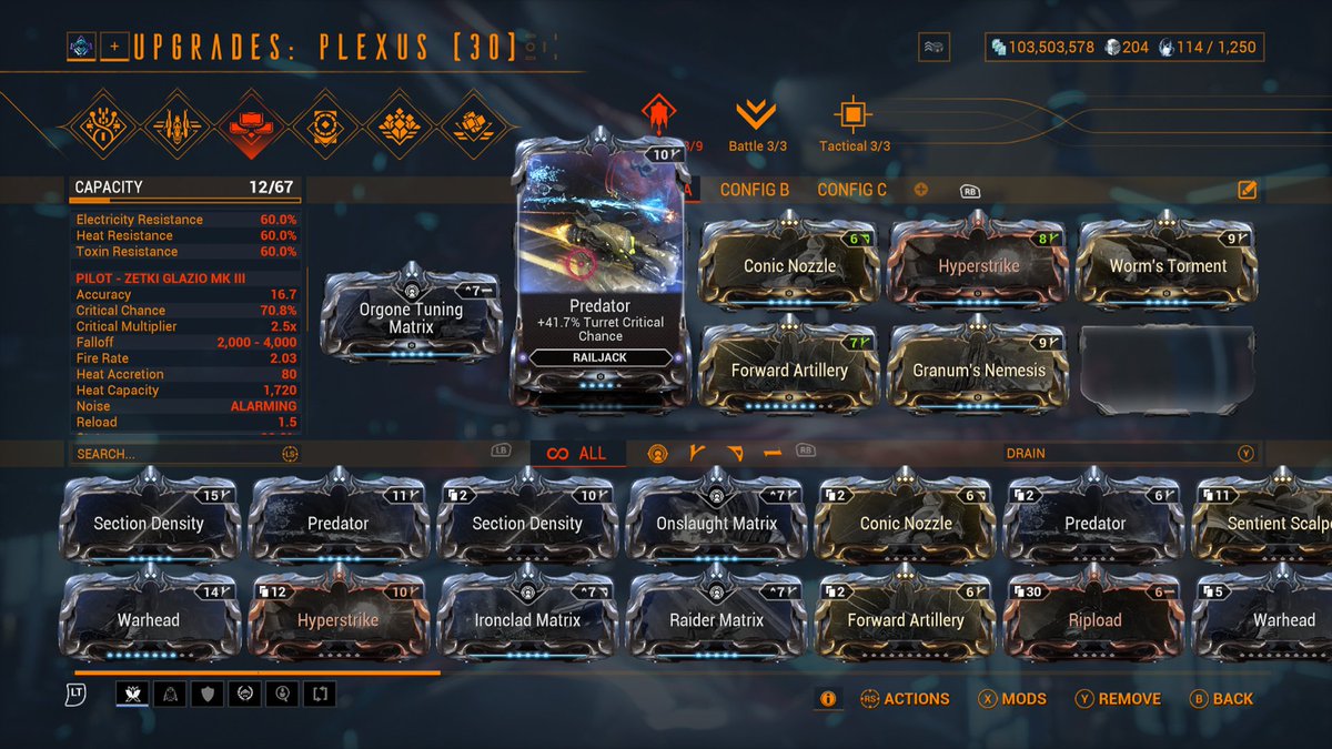 _AnunnaFL's tweet photo. @PlayWarframe so the critical probability is taken away by the mod being at the maximum, curious. https://t.co/k4etLAid5s