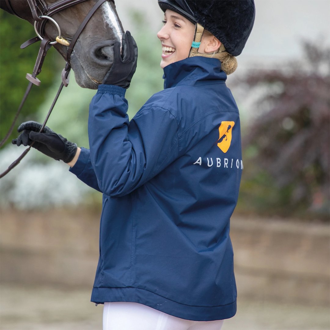 The Aubrion Children's Team Jacket from Shires is waterproof and breathable, with a lightweight fleece lining to keep kids warm and dry. 🤩

<a href="/Shires1/">Shires Equestrian</a> 

Shop Now- ow.ly/l0yr50EvTfF

#equus #equusengland #shires