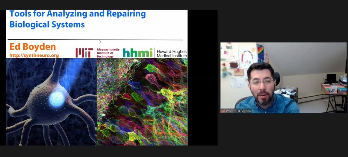 Prof. Dr. Ed Boyden <a href="/eboyden3/">Ed Boyden</a> is presenting "Tools for Analyzing and Repairing Complex Biological Systems" at SynBio Day'21!