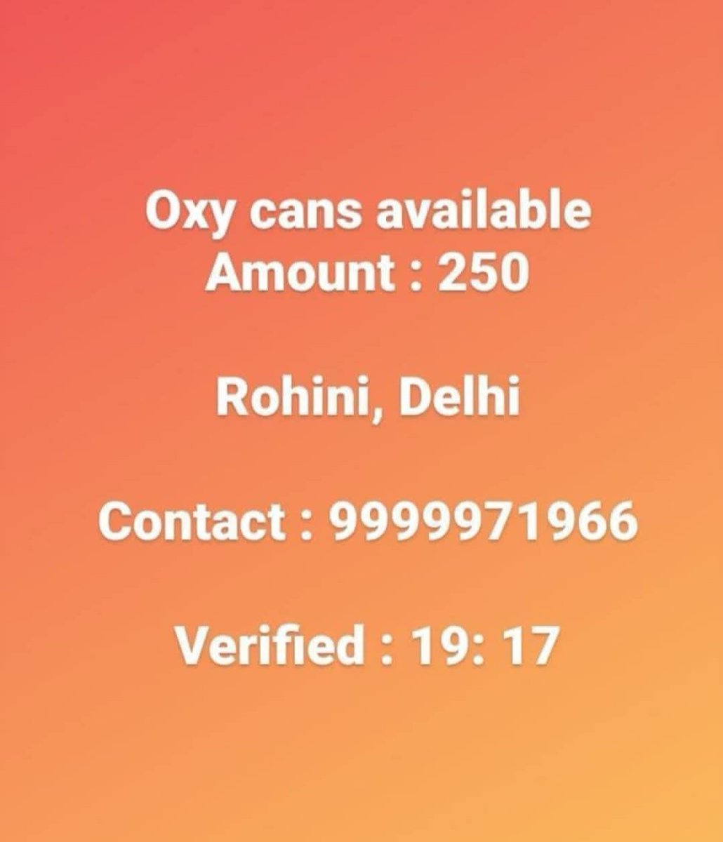 Oxygen leads in Delhi :