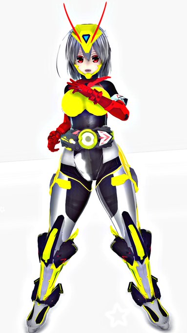 昨今流行りのNPRパーツを使ってリメイクしたよ
#カスメ変身ヒロイン部 #COM3D2 