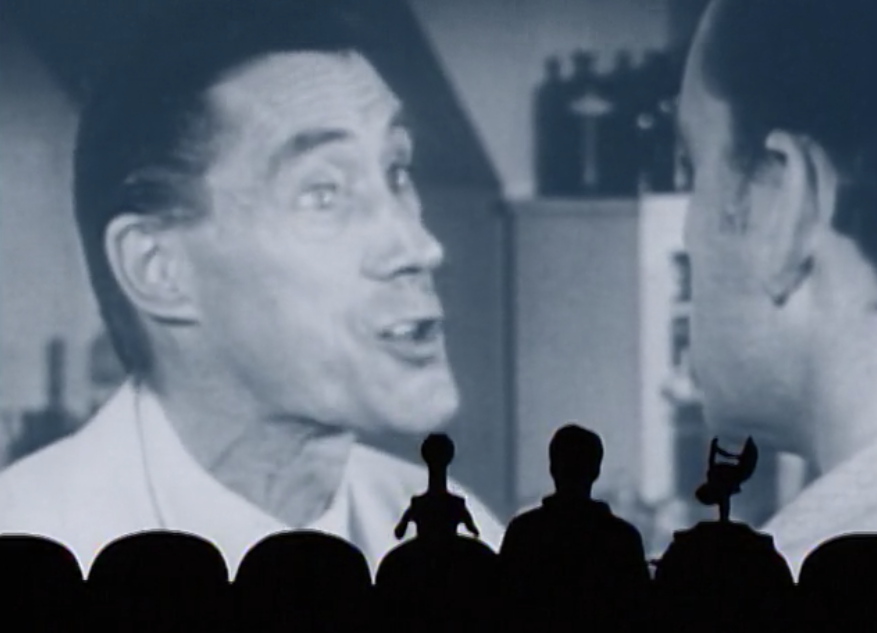 AnnotatedMST's tweet photo. “I’ll take every precaution!”
Crow: I’ll take the curtain.
#LetsMakeADeal #MontyHall #WayneBrady #TVgameshows #onlyhasthreedoors #MST3Khasmanymoredoors #MST3Kwins
🚪
MST3K #320: The Unearthly https://t.co/9hYt1wOkAL