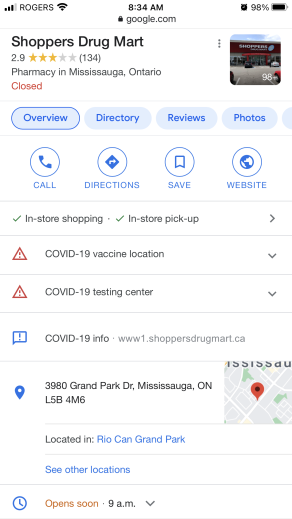 VaxHuntersCan's tweet image. [ON] Mississauga WALKIN ALERT Shoppers Drug Mart #908
3980 Grand Park Drive, Mississauga
Contact: Walk-in AZ vaccines for 40+ #COVID19 #COVID19Vaccine #COVID19ON #vhcON