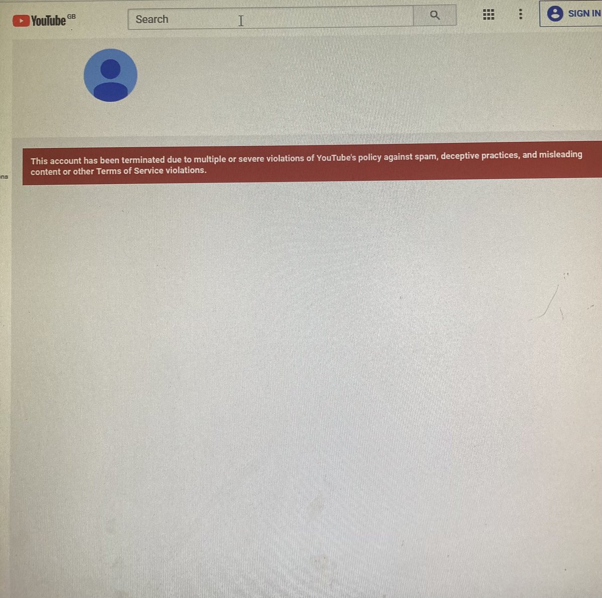 Remegious's tweet image. @YouTube My account has been suspended. I have never uploaded any content that violates your terms and conditions. Help to restore my account.