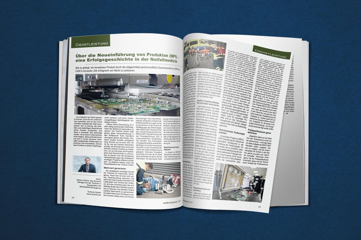 Auch in Zeiten der Pandemie werden Erfolgsgeschichten geschrieben. Über die Neueinführung von Produkten in der #Notfallmedizin berichtet das Meditronic-Journal. Den ganzen Artikel gibt es hier zu lesen: webkiosk.epaper-kiosk.beam-verlag.de/2-2021/6547963… #moderndenken #ems