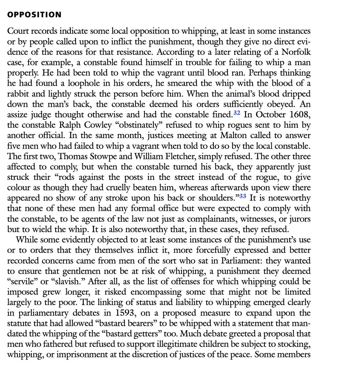 Interesting extracts from the article (p9): some constables actually refused to whip people, or at least halfheartedly enforced the order  https://twitter.com/KjKesselring/status/1385521045860401152