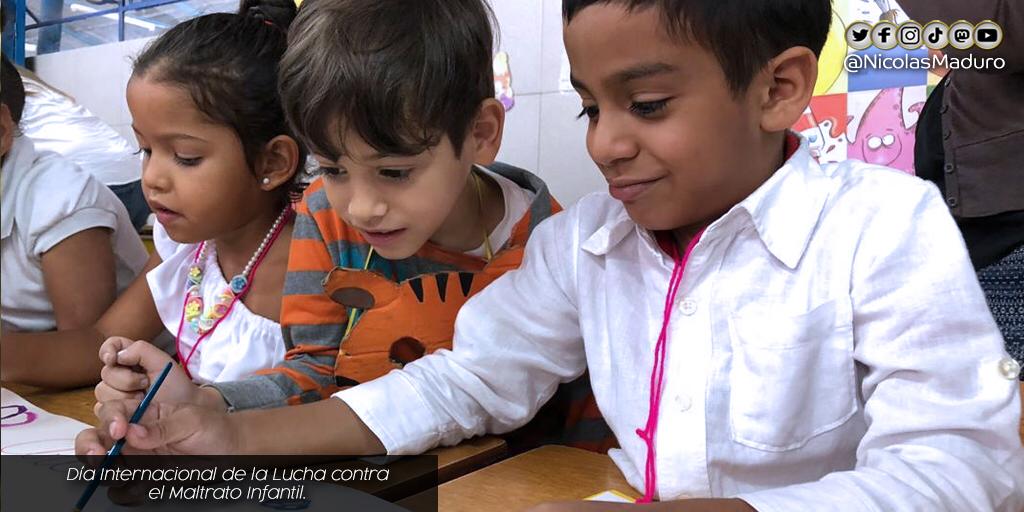 Día de la Lucha contra el Maltrato Infantil. La violencia de cualquier tipo, contra niños y niñas son flagelos que tenemos que condenar y erradicar para siempre, y la Revolución aplicará todo el peso de la ley. Garanticemos la protección del semillero Patrio, es nuestro deber.