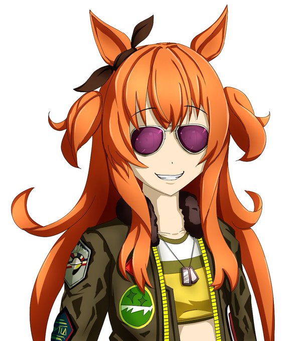 さっきマヤノトップガン描いたけど、ウマ娘ってどうやってメガネかけてるんだ…? #ウマ娘 