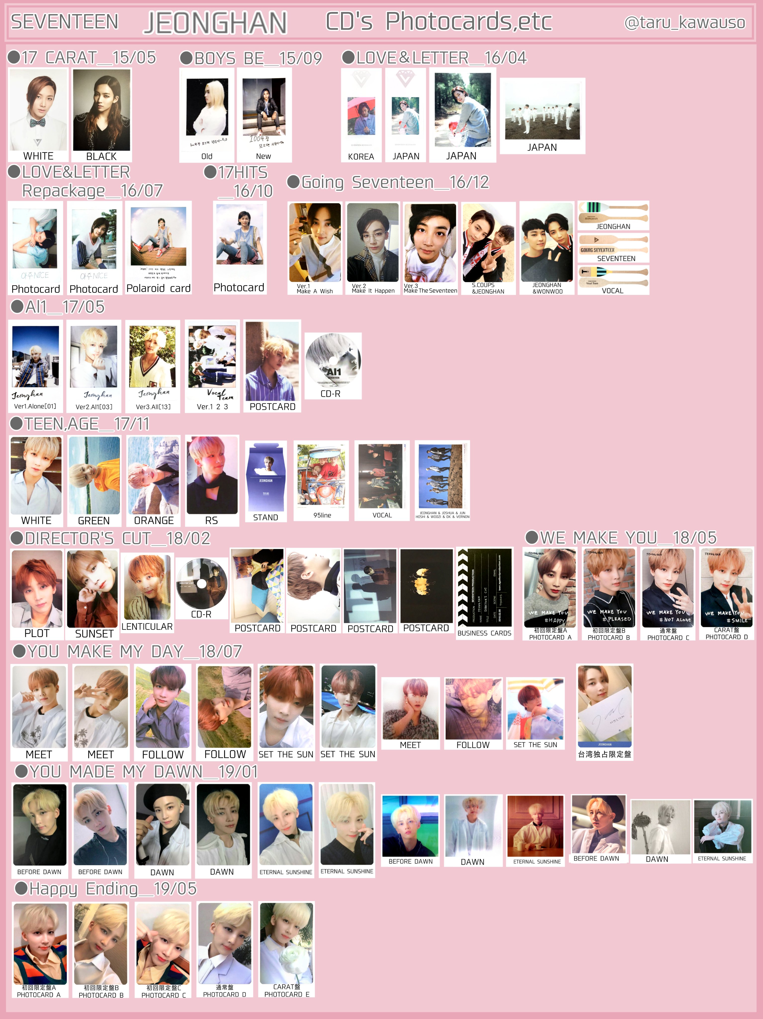 店内全品ﾎﾟｲﾝﾄ2倍!! SEVENTEEN トレカ セット 95line | iuggu.ru