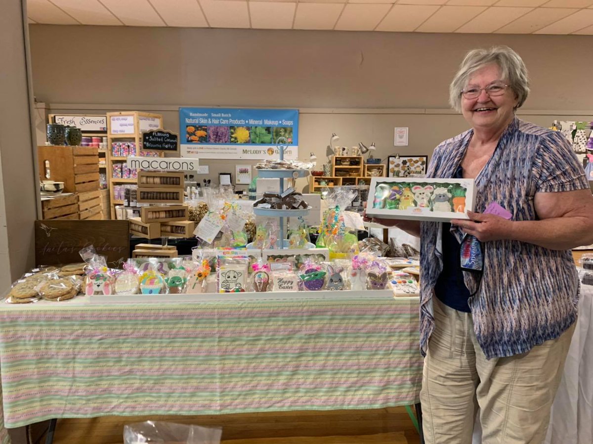 The Face Behind the Brand is Anita of Anita's Creations - Cookies Cakes &amp; More!
Creative Focus: Anita is an expert cookie artist creating the most delectable treats for everyone.  When the lockdown lifts, shop her treats (in-person) at <a href="/Motherofcraft/">MotherOfAllCraftShows</a>, 261 Front St, @DTBelleville