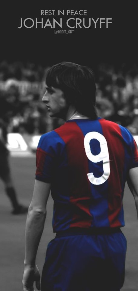 Happy Birthday Legend Johan Cruyff. 