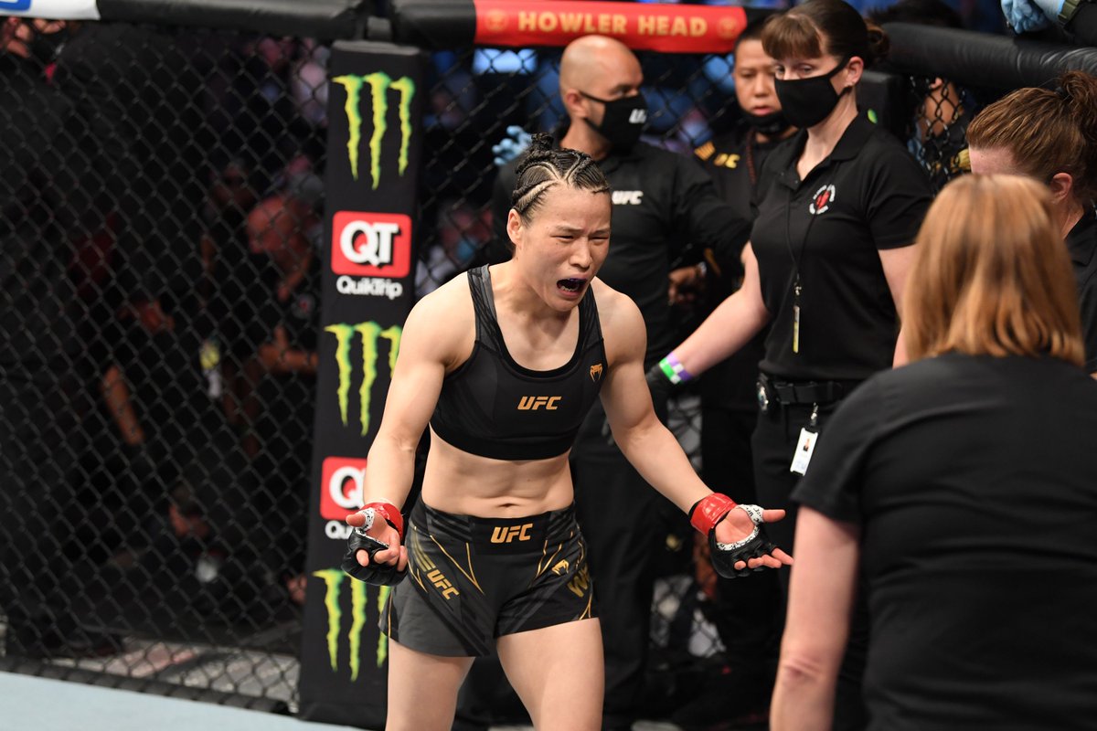 Zhang Weili releases statement after quick Namajunas loss: 'Hopefully ...