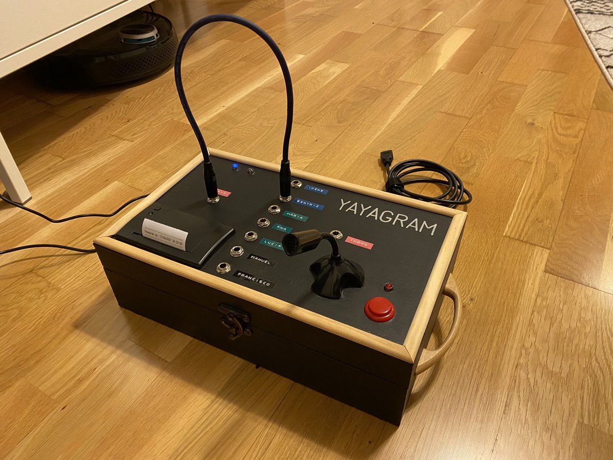 Hello world! I want to share with you a device I made, its name is "Yayagram", a machine that helps our beloved elders to keep communicating with their grandchildren . How? Let me open a thread to give you all the details of this contraption.