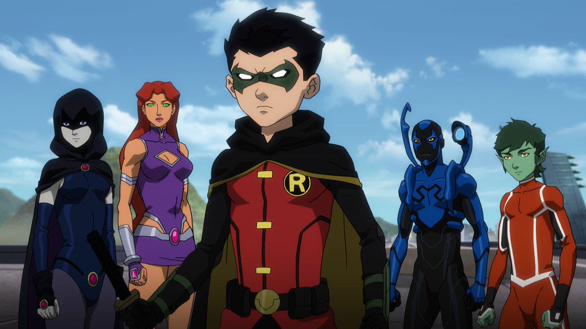 Raven having similar parentage issues and sunny disposition bonds with Damian and he becomes close with her and the rest of the team as they hang out and fight side by side.He's learnt how to be a kid. How to make friends. How to be a team player. How to be a Teen Titan.
