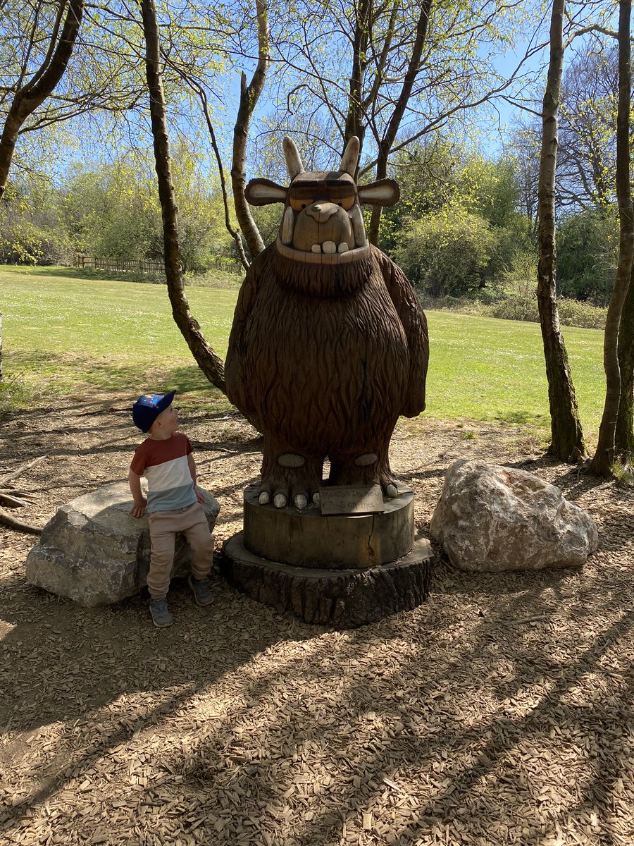Today we found a Gruffalo. Had such a good time at @TheRanchCardiff. If you live in the area or are visiting nearby, I really recommend visiting. ☀️