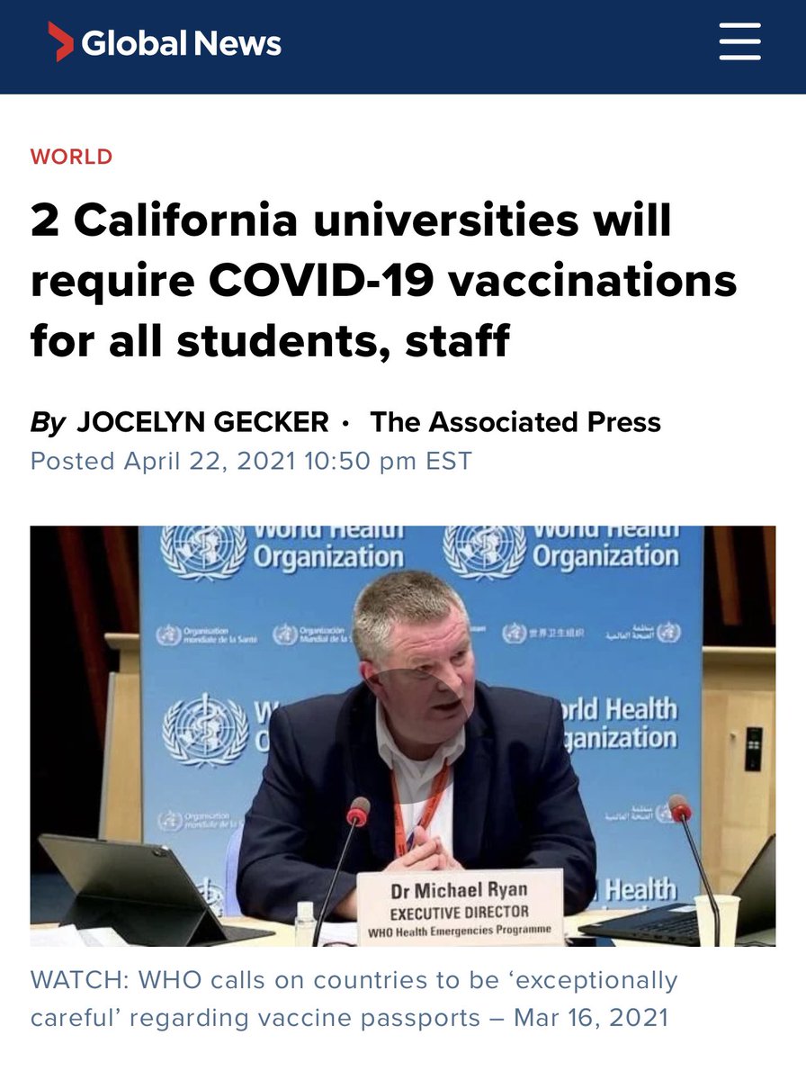 For people in the replies acting like vaccine passports aren’t going to required to function in society They’re going to slow roll it out until you guys accept it as inevitable, just like when they told you lockdown was gonna be for just two weeks 