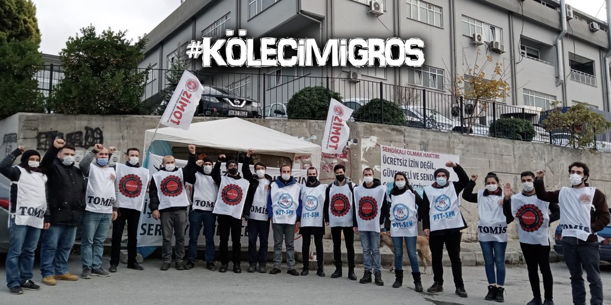 DGDSEN's tweet photo. Kod-29'a ve sendikal baskılara, kıyımlara karşı direnen
#MigrosDirenişi
#PttDirenişi
#TurAsist
#Sinbo
#SMLEtiket
#Döhler
#CargillDirenişi
#Belkarper
#Tüvtürkler
#HSKsytemair
#Baldur
#Uzel
#BayrampaşaBelediye
#BakırköyBeldiye
İşçileri dayanışma ile kazanacak.
#KöleciMigros https://t.co/qw5ruXrg5n