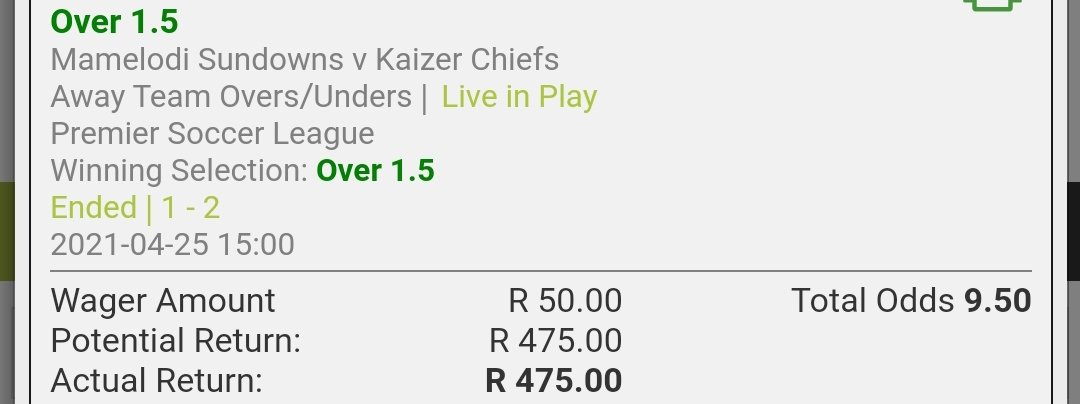altersiya's tweet photo. @Bhaze_Tembisa @collinsAMI12 I believed, even at halftime i went for it🥳 https://t.co/OhMBrICCDj