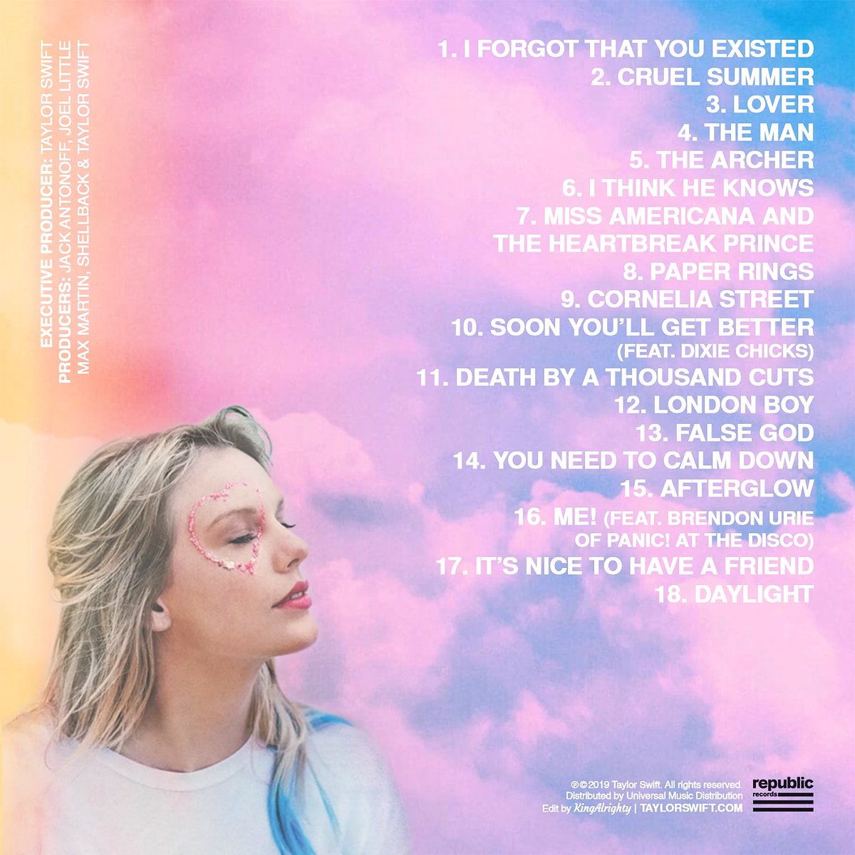 if “lover“ was a 6-track EP, which tracks would deserve a spot on it?