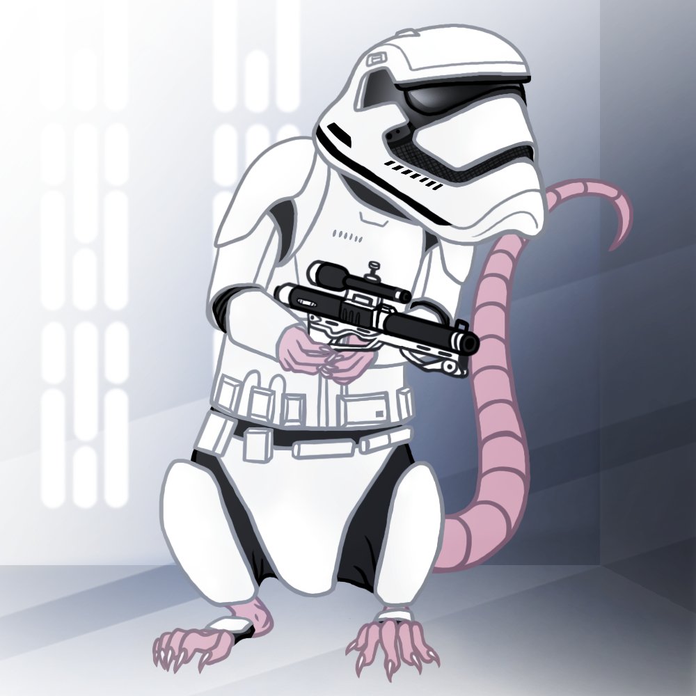 Giveaway Time! 🎉🐀🎉
To celebrate May 4th I am giving away the Rat Trooper from Series 7 - Rat Wars!

To ENTER you must:
R/T
Follow

#NFTGiveaway #nftcollector #nftart #NFTs #NFThypesquad #nftcollectors #NFTCommunity #opensea #NFTartist #NFT #Cryptoart 

bit.ly/3gDxWBx