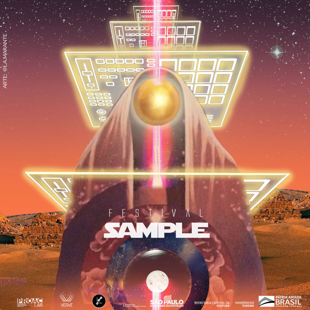 kljaydeejay's tweet photo. Encerramento #FestivalSample 
Dia 28 de abril 
Exposição Online a partir da meia noite já no site
https://t.co/9U9necUnu3 https://t.co/W08HszrxO1