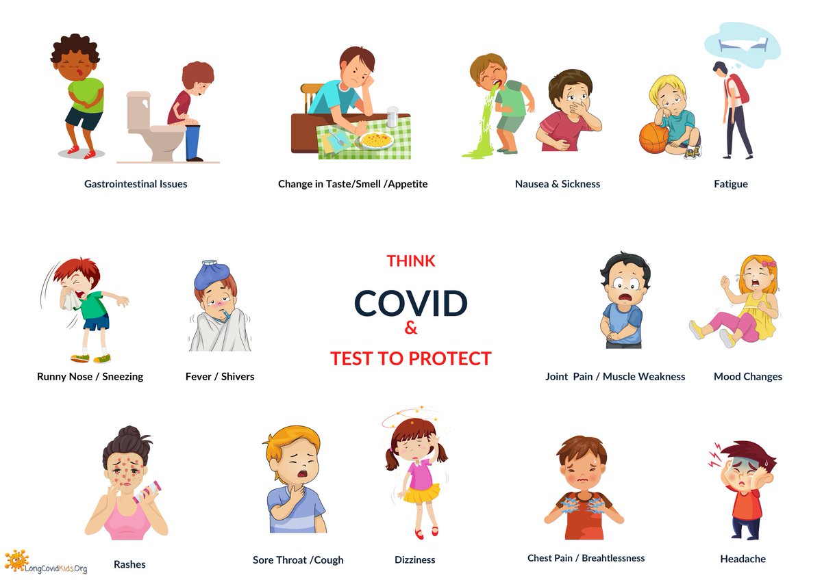 11) We are calling for a clear  @govuk child-focused public awareness campaign to help families recognise  #COVID19 symptoms, when & why to  #testtoprotect Why is the  @CDCgov symptom list so much more comprehensive  @MattHancock  @JimBethell ? Can you update the  @NHSuk list, please?