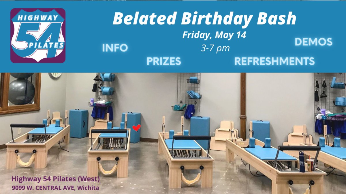 Studio54pilates's tweet photo. Mark your calendar for May 14! https://t.co/7srue35eXc https://t.co/EpIRALhpem