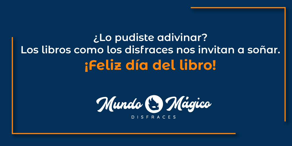 MundoMagicoDisf's tweet photo. Porque los libros así como los disfraces nos invitan a soñar. #DiaDelLibro2021 #DiaInternacionaldelLibro #DiaMundialDelLibro https://t.co/BtPci9Cmw7