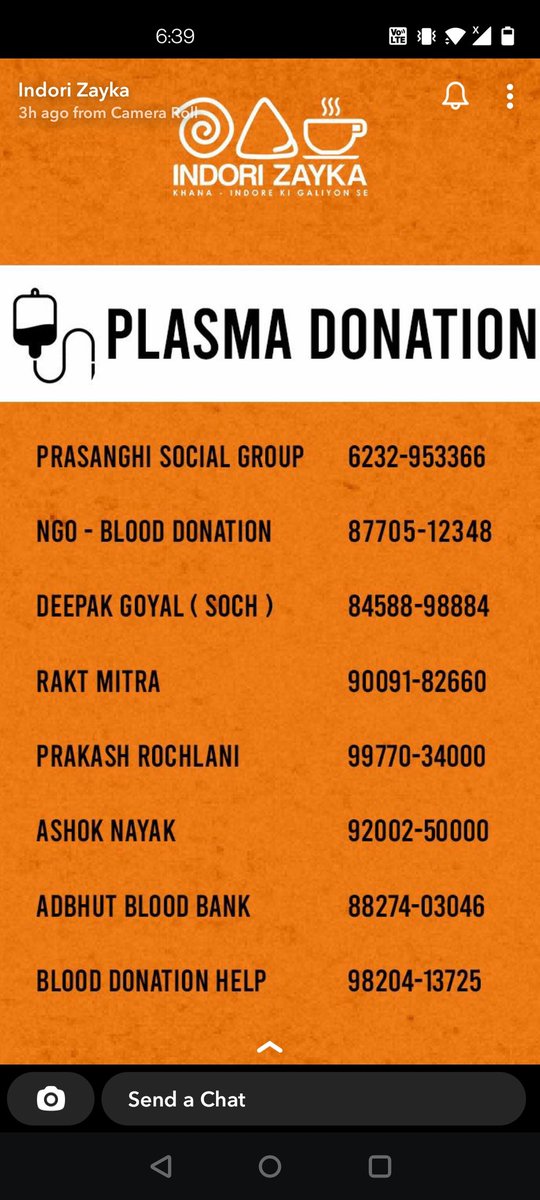 b4u_mayank's tweet photo. Plasma for indore
#indore #PlasmaDonor #indoreFightsBack https://t.co/PuHOVxq8So