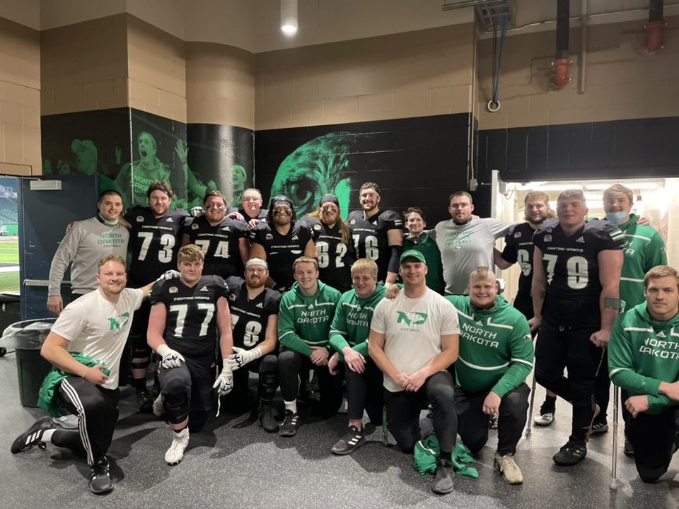 pawlakjoe's tweet photo. Passion and Enthusiasm for North Dakota Football shows up everyday with these guys! #Brotherhood #Relentless #NDH #ReadyOnTheReady https://t.co/Hnf4VNkWwz