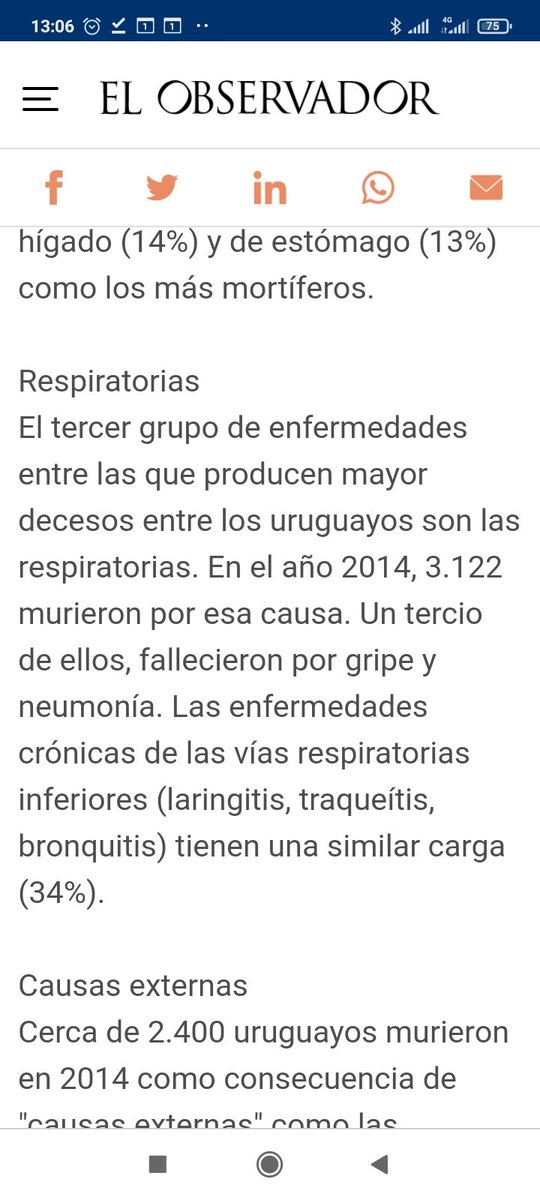 En el 2014 no recuerdo que se haya politizado las muertes por gripes.