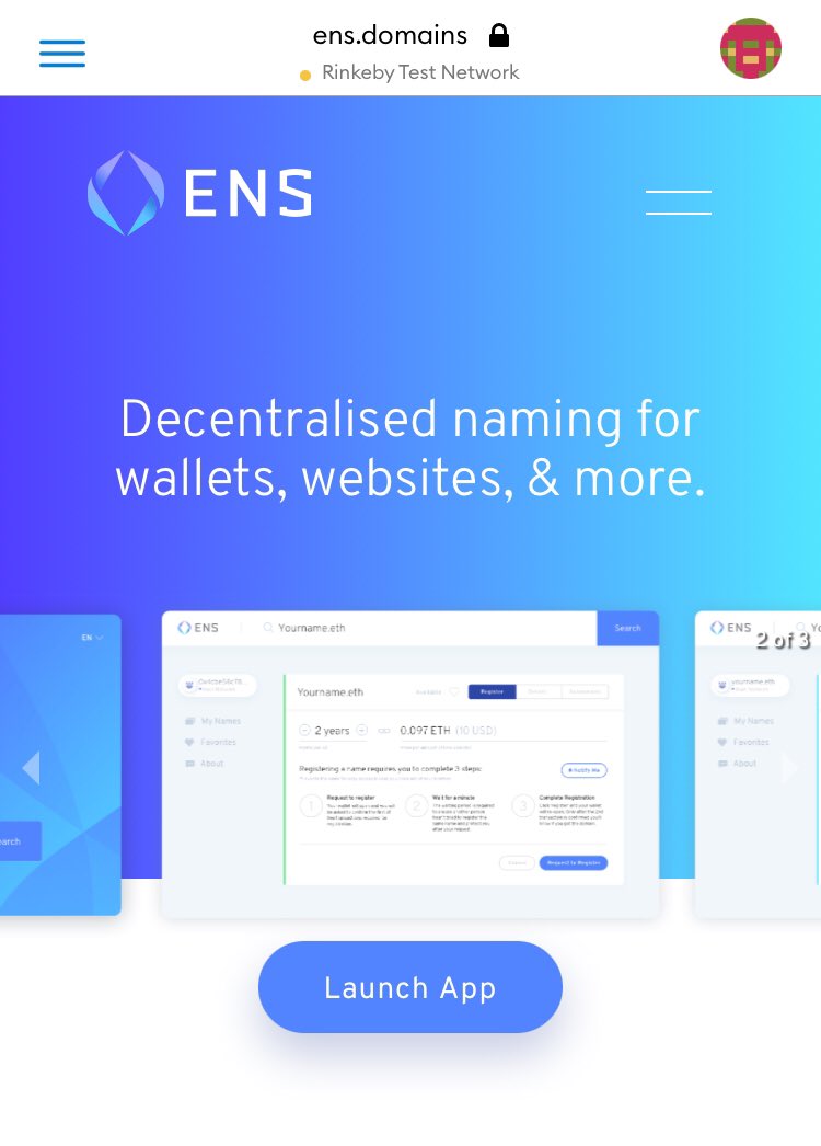 Head over to  @ensdomains  https://app.ens.domains  and connect your wallet