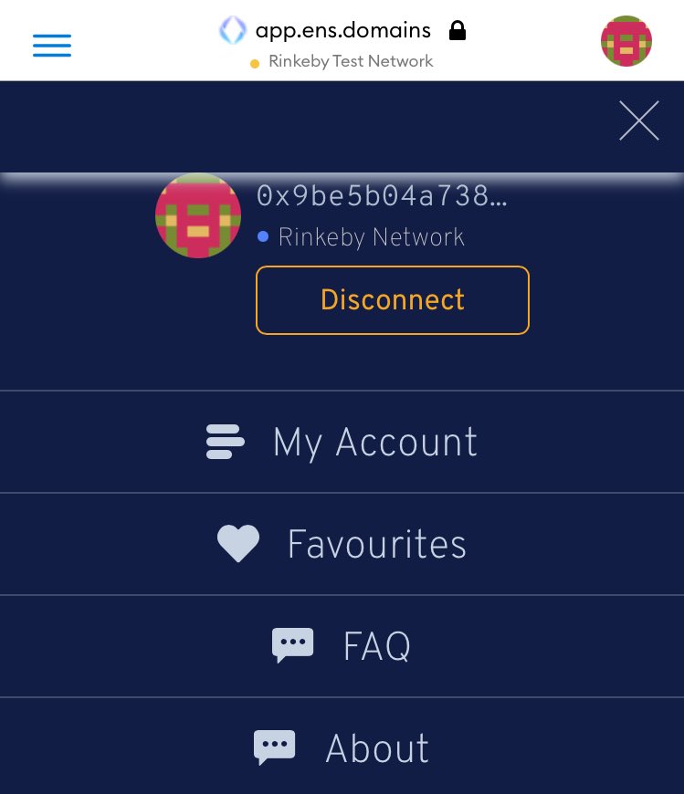 Head over to  @ensdomains  https://app.ens.domains  and connect your wallet